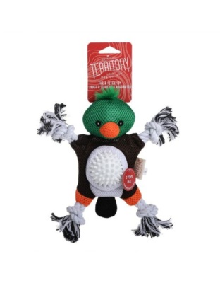 Territory Dog Toy 2 In 1 Mallard 9.5 Inch
