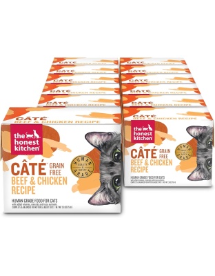 The Honest Kitchen Cat Cate Grain Free Pate Beef & Chicken 2.8oz. (Case of 12)
