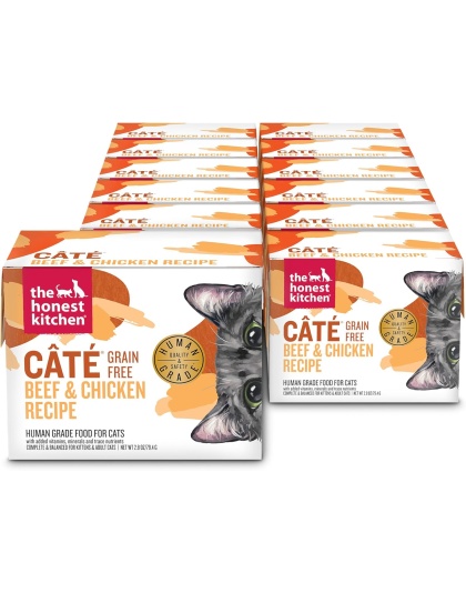 The Honest Kitchen Cat Cate Grain Free Pate Beef & Chicken 2.8oz. (Case of 12)