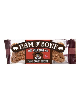 The Wild Bone Co. Jerky Style Dog Treats Display Ham 1oz.-24 Pc