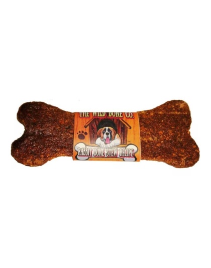 The Wild Bone Co. Jerky Style Dog Treats Display Rabbit 1oz.-24 Pc
