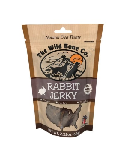 The Wild Bone Co. Natural Jerky Dog Treats Quail 2oz.