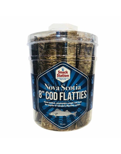 This & That Dog Cod Flatties 8 Inches 50 Pack