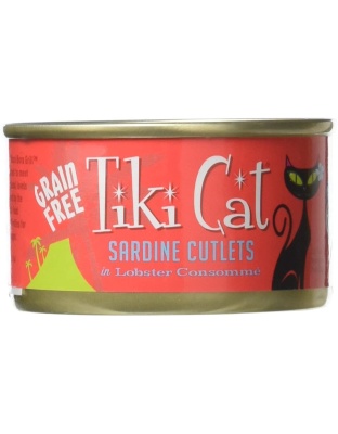 Tiki Pets Cat Hawaiian Grill Bora Bora Sardine Lobster 2.8oz. (Case of 12)