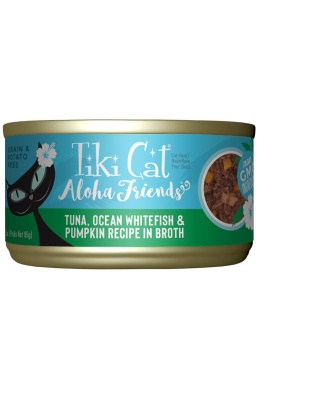 Tiki Pets Cat Aloha Tuna Whitefish 3oz. (Case of 12)