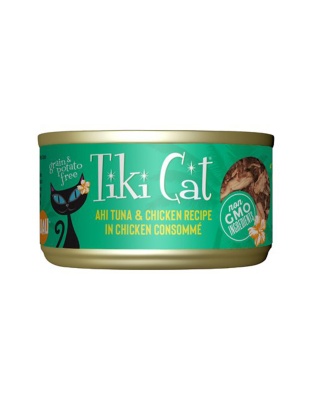 Tiki Pets Cat Hookena Luau Tuna and Chicken 2.8oz. (Case of 12)