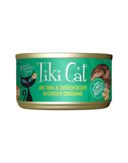 Tiki Pets Cat Hookena Luau Tuna and Chicken 2.8oz. (Case of 12)