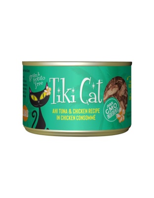 Tiki Pets Cat Hookena Luau Tuna and Chicken 6oz. (Case of 8)