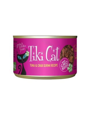 Tiki Pets Cat Lanai Grill Tuna Crab 6oz. (Case of 8)