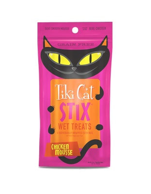 Tiki Pets Cat Stix Mousse Chicken 3oz. (Case of 12)