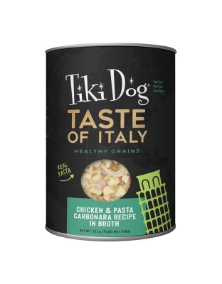 Tiki Pet Dog Gourment Italian Chicken 12oz. (Case of 8)
