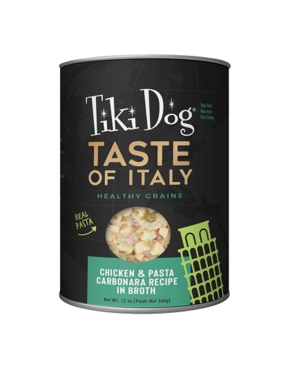 Tiki Pet Dog Gourment Italian Chicken 12oz. (Case of 8)