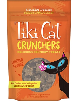 Tiki Pets Cat Crunchers Chicken Pumpkin 2oz. (Case of 6)