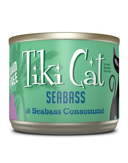 Tiki Pets Cat Luau Oahu Seabass 6oz. (Case of 8)