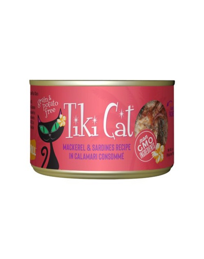 Tiki Pets Cat Makaha Grill Mackerel and Sardine 6oz. (Case of 8)