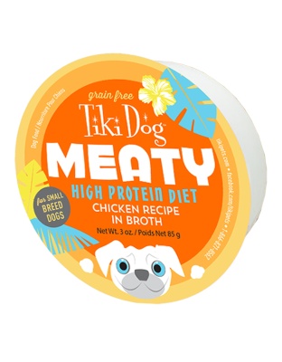 Tiki Pets Dog Mighty Chicken 3oz. (Case of 4)