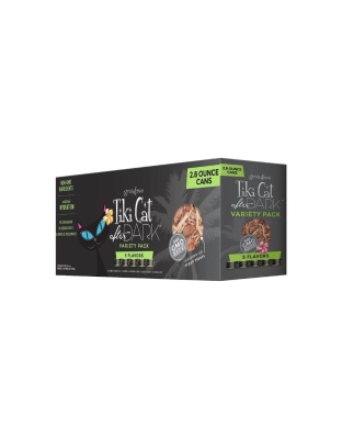 Tiki Pet Cat After Dark Whole Foods 2.8oz. Variety Pack (Case of 18)