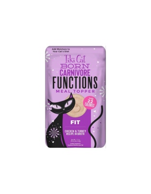 Tiki Pet Cat Born Carnivore Topper Fit 1.5oz. (Case of 12)