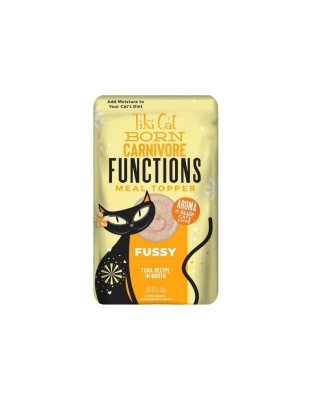 Tiki Pet Cat Born Carnivore Topper Fussy 1.5oz. (Case of 12)