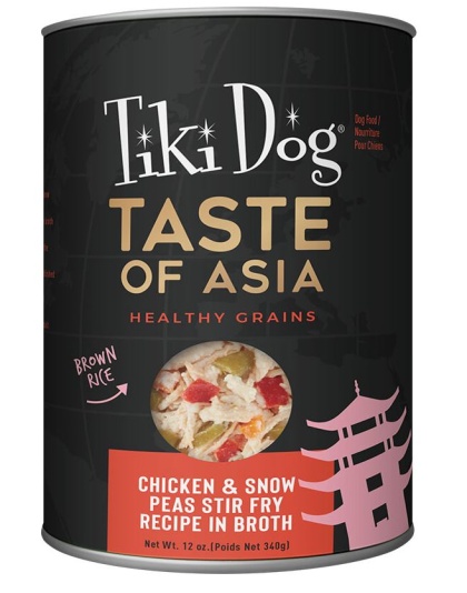 Tiki Pet Dog Gourment Asian Chicken 12oz. (Case of 8)