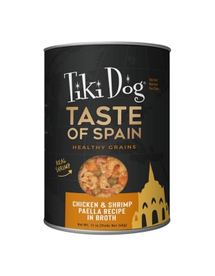 Tiki Pet Dog Gourmet Spanish Paella 12oz. (Case of 8)