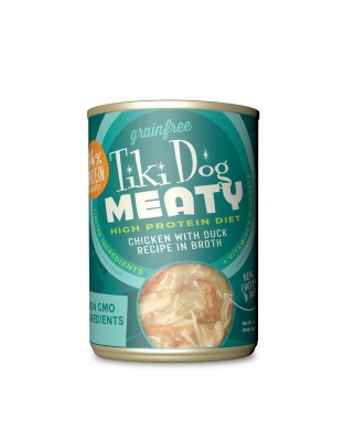 Tiki Pet  Dog Meaty Chiken  12oz. (Case Of 8)