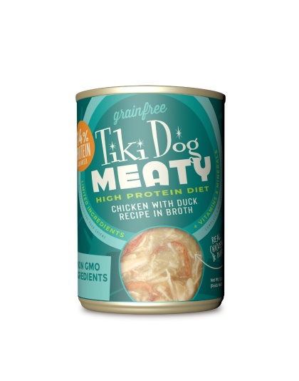 Tiki Pet  Dog Meaty Chiken  12oz. (Case Of 8)
