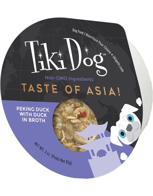 Tiki Pets Dog Gourmet Asia Chicken 3oz. (Case of 4)