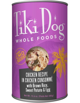 Tiki Pets Dog Whole Foods Chicken Recipe In Chicken Consomme 13.6oz (Case of 8)
