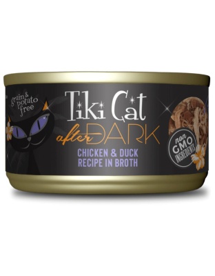 Tiki Pet Cat After Dark Pate Chicken & Duck 2.8oz. (Case of 12)