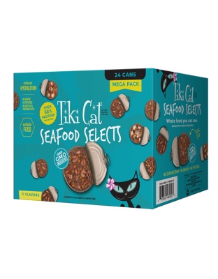 Tiki Pet Cat Fish Favorites Pate 2.8oz. (Case of 24)