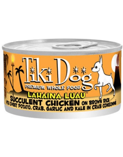 Tiki Pets Dog Lahaina Chicken And Crab 2.8oz. (Case of 12)