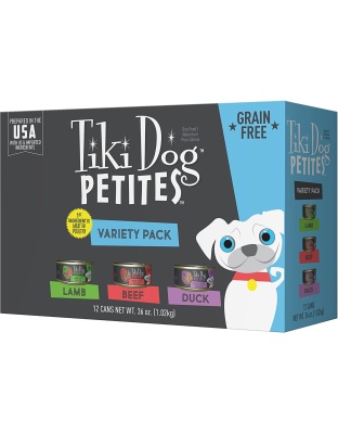 Tiki Pets Dog Petite Pate Lamb 3oz. (Case of 12)
