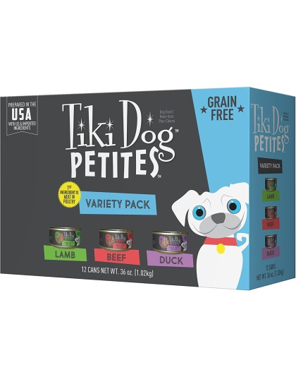 Tiki Pets Dog Petite Pate Lamb 3oz. (Case of 12)