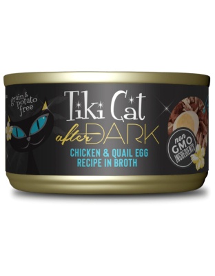 Tiki Pet Cat After Dark Pate Chicekn & Quail 2.8oz. (Case of 12)