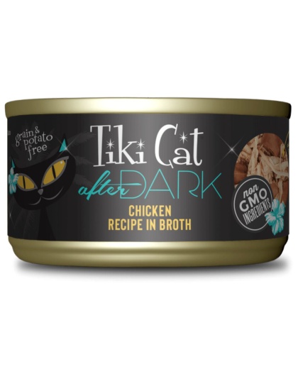 Tiki Pet Cat After Dark Pate Chicken 2.8oz. (Case of 12)