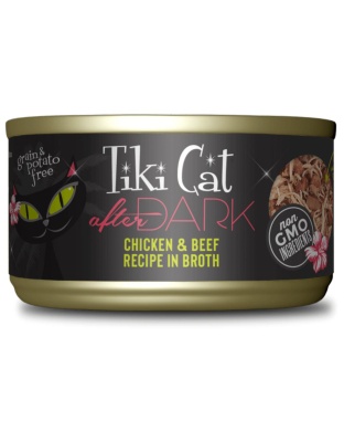 Tiki Pet Cat After Dark Pate Chicken & Beef 2.8oz. (Case of 12)