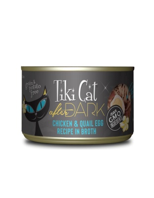 Tiki Pet Cat After Dark Pate Chicken & Quail 5.5oz. (Case of 8)