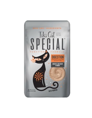 Tiki Pet Cat Special Mousse Digestion 2.4oz. (Case of 12)