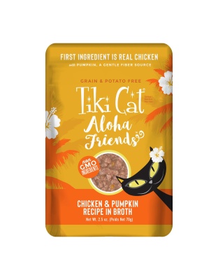 Tiki Pets Cat Aloha Chicken Pumpkin 2.5oz.(Case of 12)