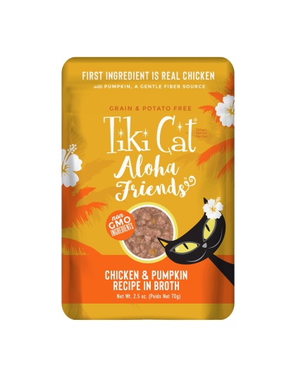 Tiki Pets Cat Aloha Chicken Pumpkin 2.5oz.(Case of 12)