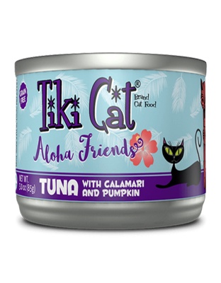 Tiki Pets Cat Aloha Tuna Calmari 3oz. Pouch (Case of 12)