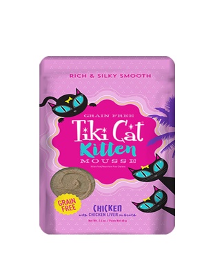 Tiki Pets Cat Mousse Kitchen 2.4oz. (Case of 12)
