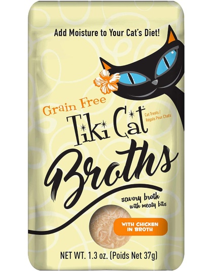Tiki Pets Cat Chicken in Broth 1.3oz. Pouch (Case of 12)