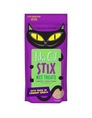 Tiki Pet Cat Stix Mousse Duck 3oz. (Case of 12)