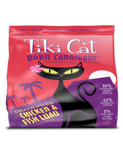 Tiki Pets Cat Carnivore Luau Chicken Fish 5.6 Lbs