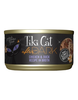 Tiki Pets Cat After Dark Chicken and Duck 2.8oz. (Case of 12)