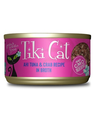 Tiki Pets Cat Hana Grill Ahi Tuna and Crab 2.8oz. (Case of 12)