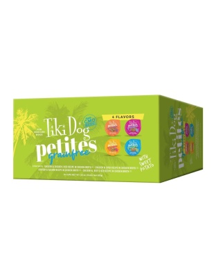 Tiki Pets Dog Aloha Petites Variety Pack 10 Count Box 3Oz (Case Of 10)