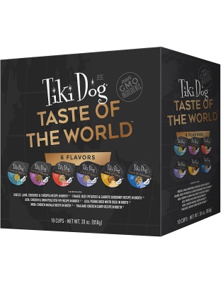 Tiki Pets Dog Gourmet 3oz. Variety Pack (Case Of 10)